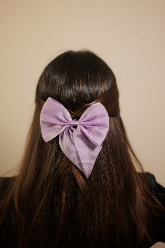 Pastel Purple Bow